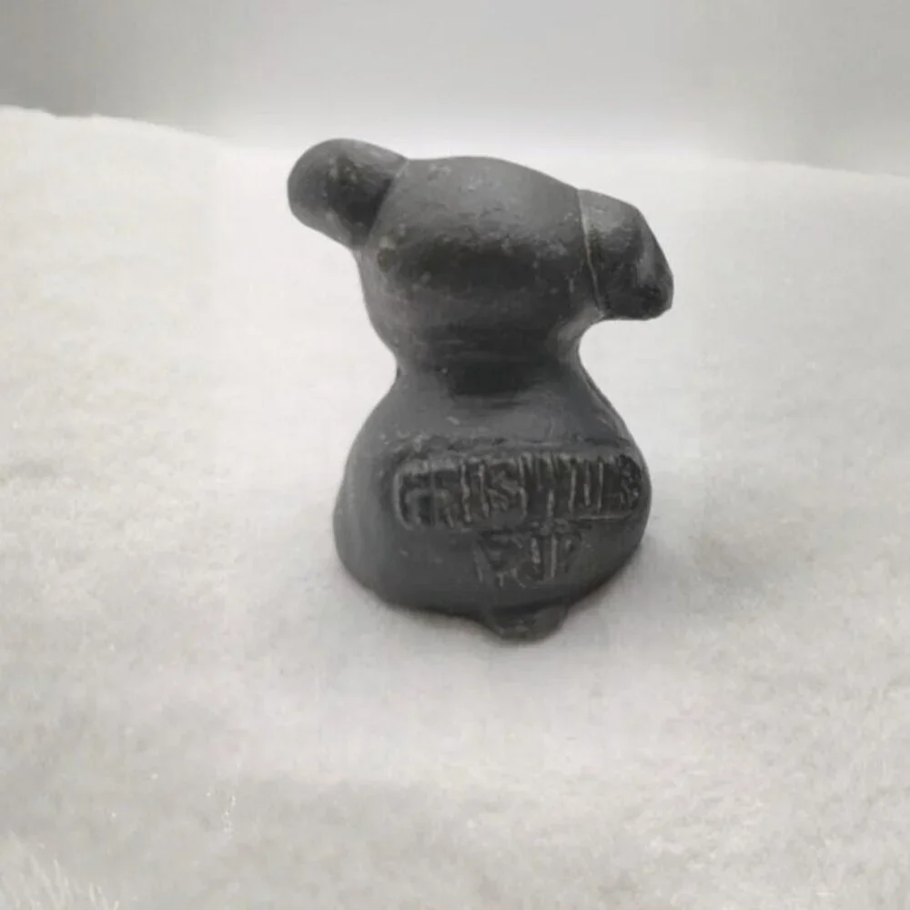 Modern Cast Iron Griswold Pup Paperweight - Picture 2 of 2